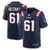 Darrian Dalcourt New England Patriots Nike Team Game Jersey - Navy - Front View