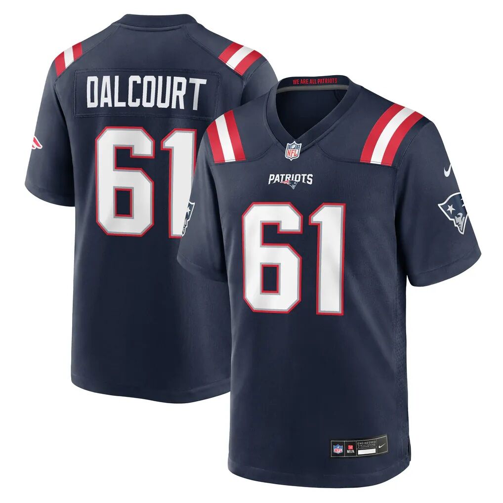 Darrian Dalcourt New England Patriots Nike Team Game Jersey