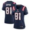 CJ Dippre New England Patriots Nike Women's Team Game Jersey - Navy - Front View