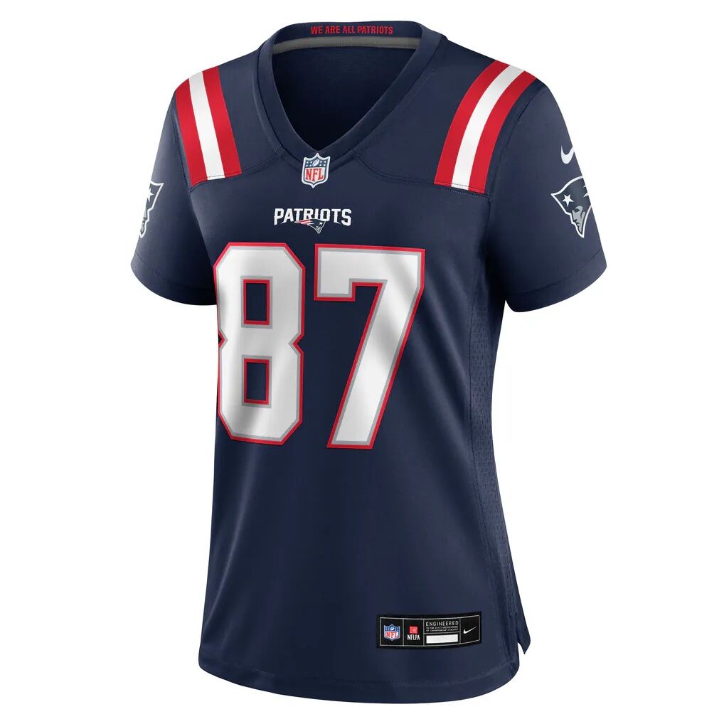 Romeo Doubs New England Patriots Nike Women's Team Game Jersey
