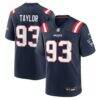 Leonard Taylor New England Patriots Nike Team Game Jersey - Navy - Front View
