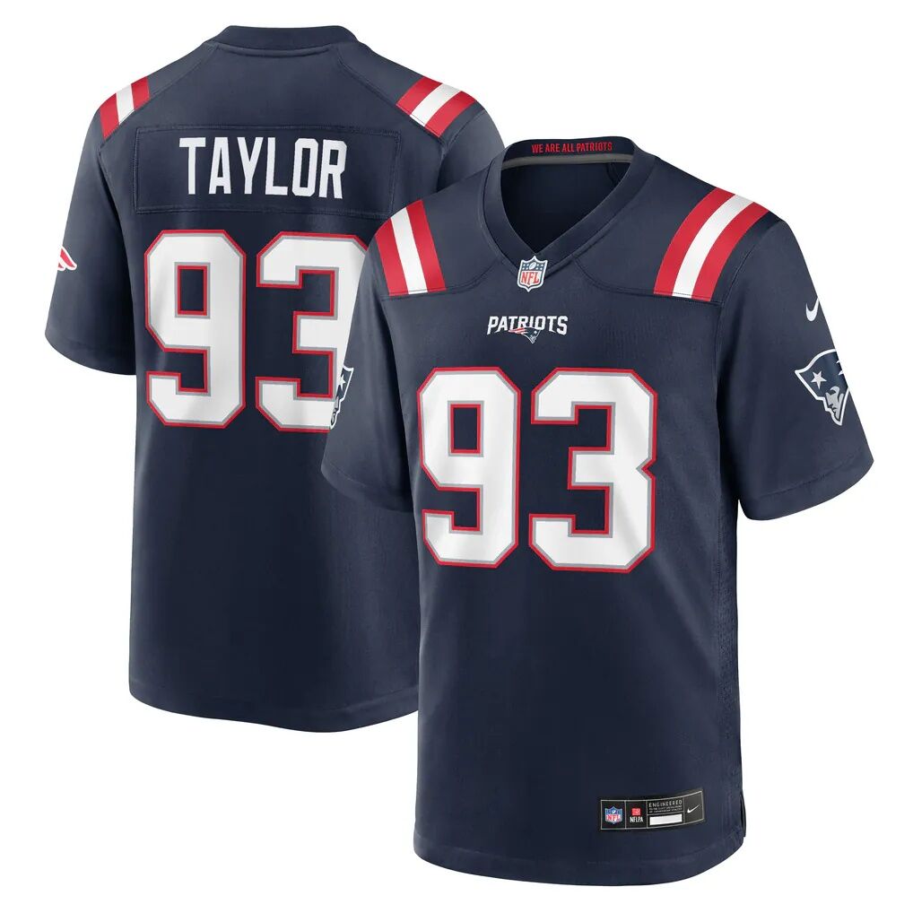 Leonard Taylor New England Patriots Nike Team Game Jersey
