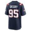 Eric Gregory New England Patriots Nike Team Game Jersey - Navy - Alt2