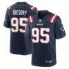 Eric Gregory New England Patriots Nike Team Game Jersey - Navy - Front View