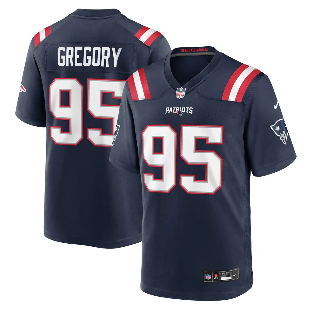 Eric Gregory New England Patriots Nike Team Game Jersey
