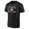 Anaheim Ducks Big & Tall Metallic Mascot T-Shirt - Black - Detail View