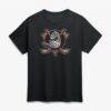Anaheim Ducks Big & Tall Metallic Mascot T-Shirt - Black - Front View
