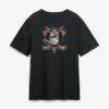 Anaheim Ducks Metallic Mascot T-Shirt - Black - Front View