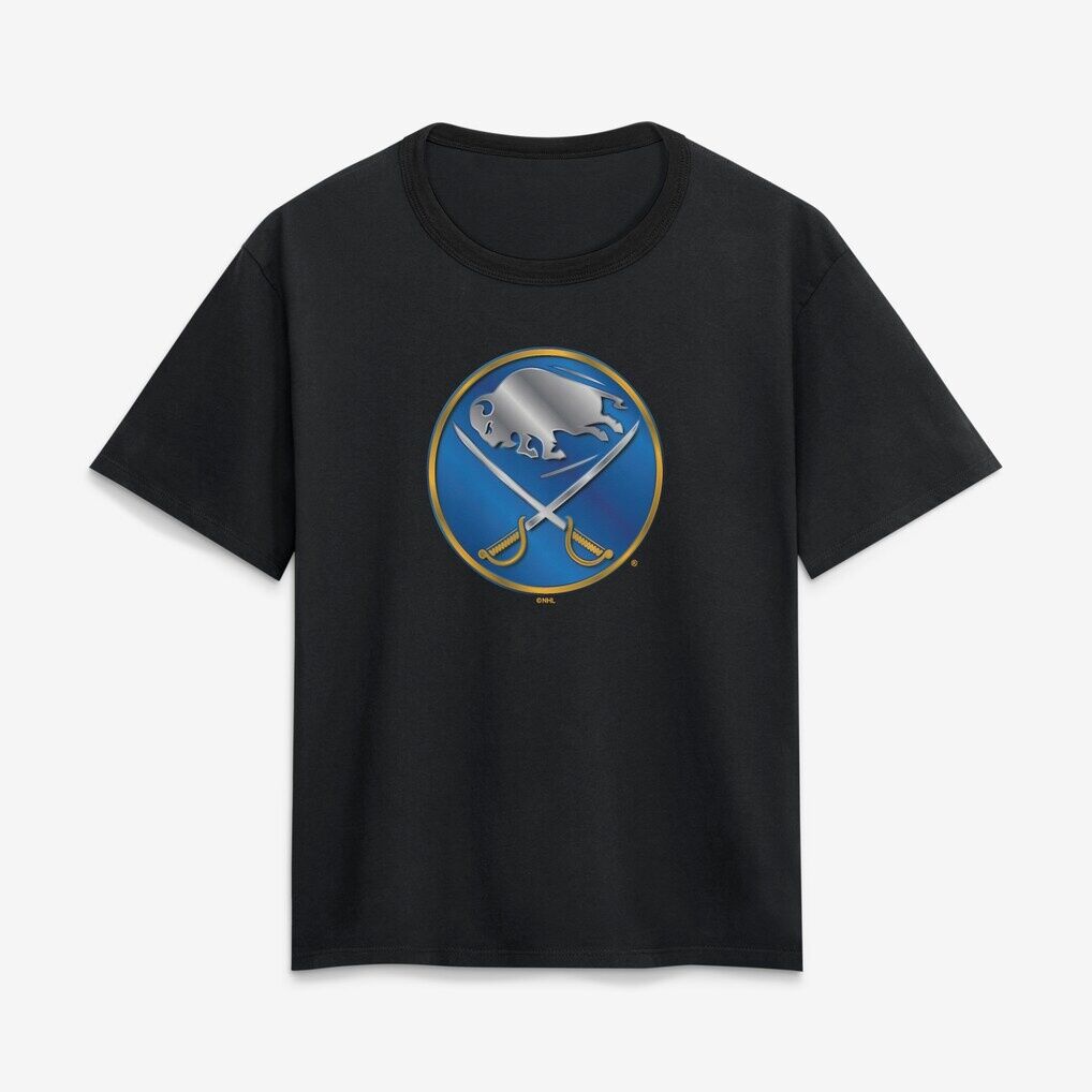 Buffalo Sabres Women's Metallic Mascot T-Shirt