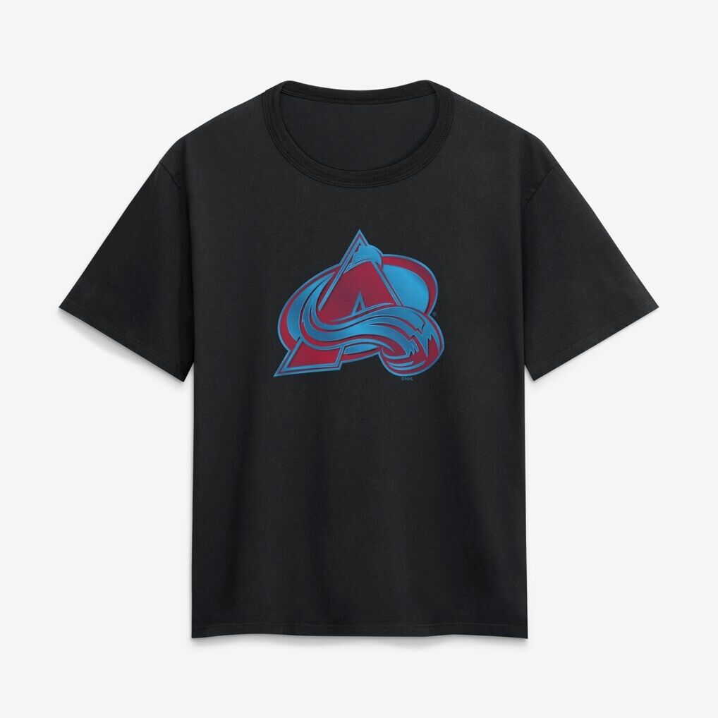 Colorado Avalanche Women's Metallic Mascot T-Shirt