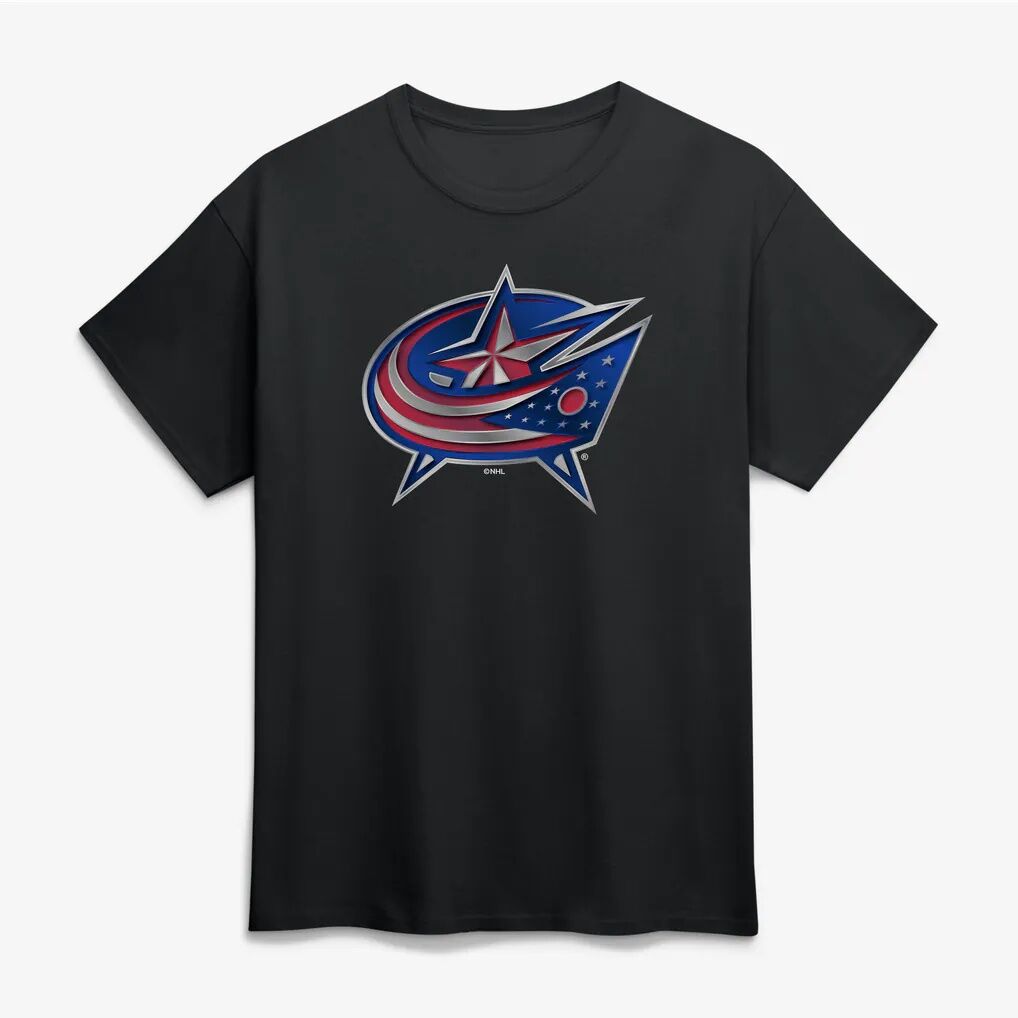 Columbus Blue Jackets Big & Tall Metallic Mascot T-Shirt