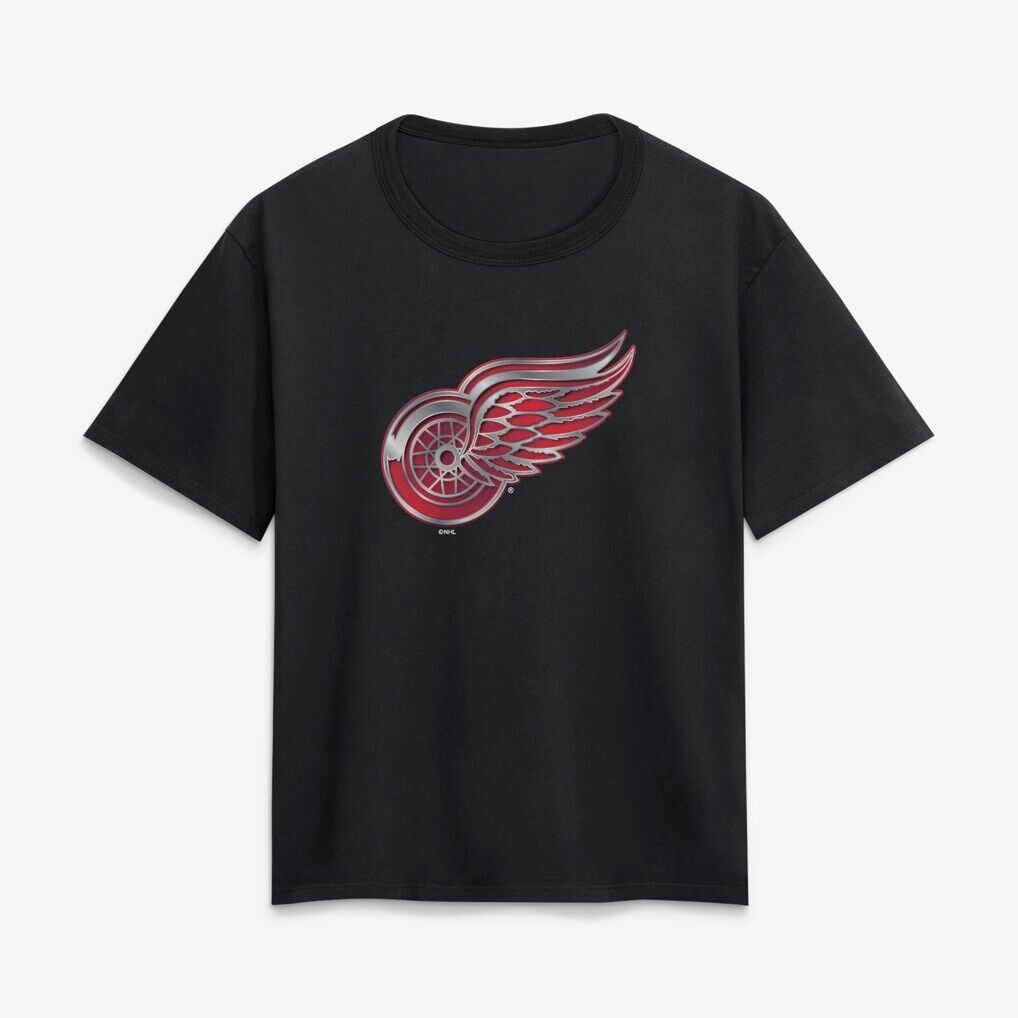 Detroit Red Wings Women's Metallic Mascot T-Shirt