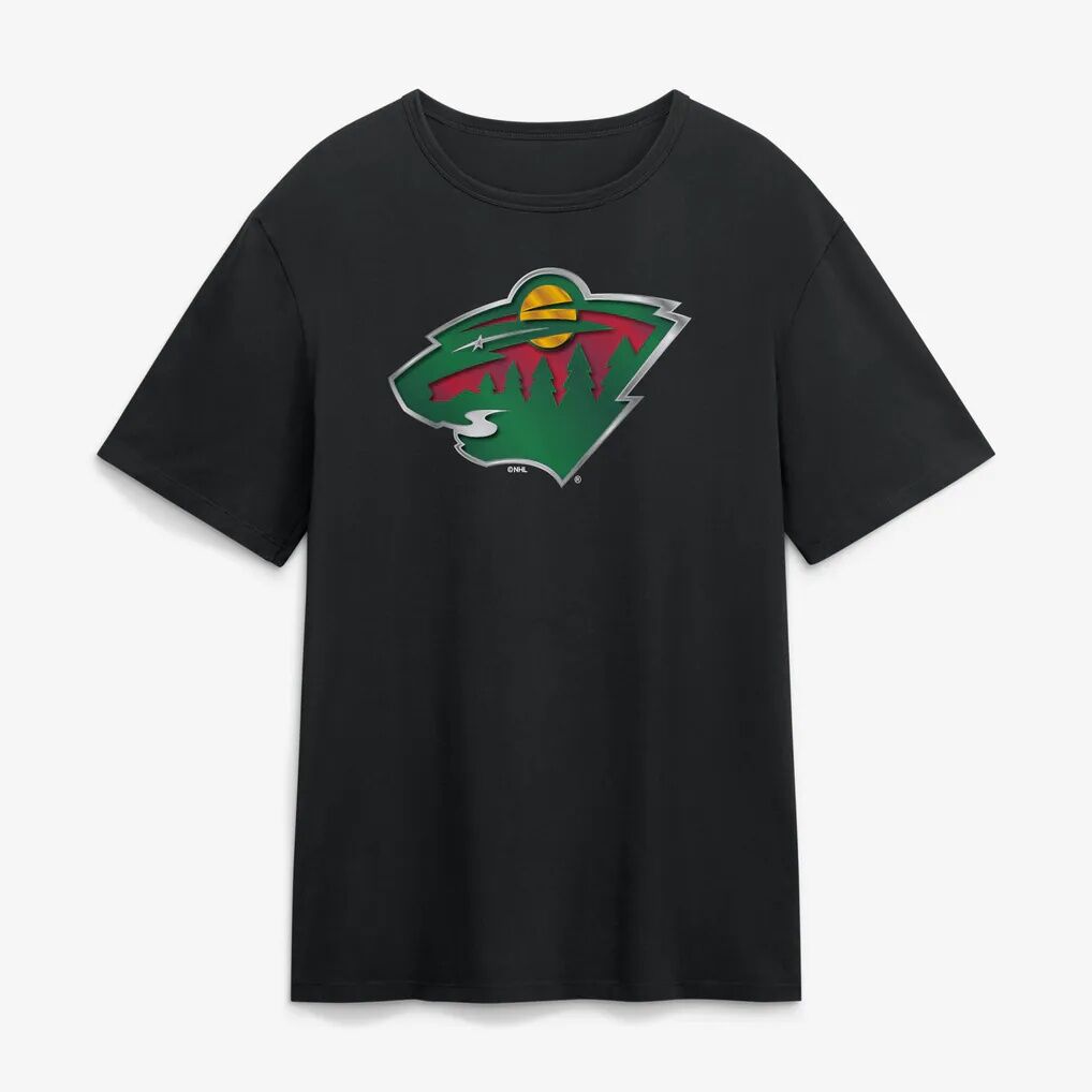 Minnesota Wild  Metallic Mascot T-Shirt