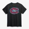 Montreal Canadiens Big & Tall Metallic Mascot T-Shirt - Black - Front View