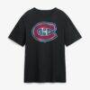 Montreal Canadiens Metallic Mascot T-Shirt - Black - Front View