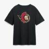 Ottawa Senators Metallic Mascot T-Shirt - Black - Front View
