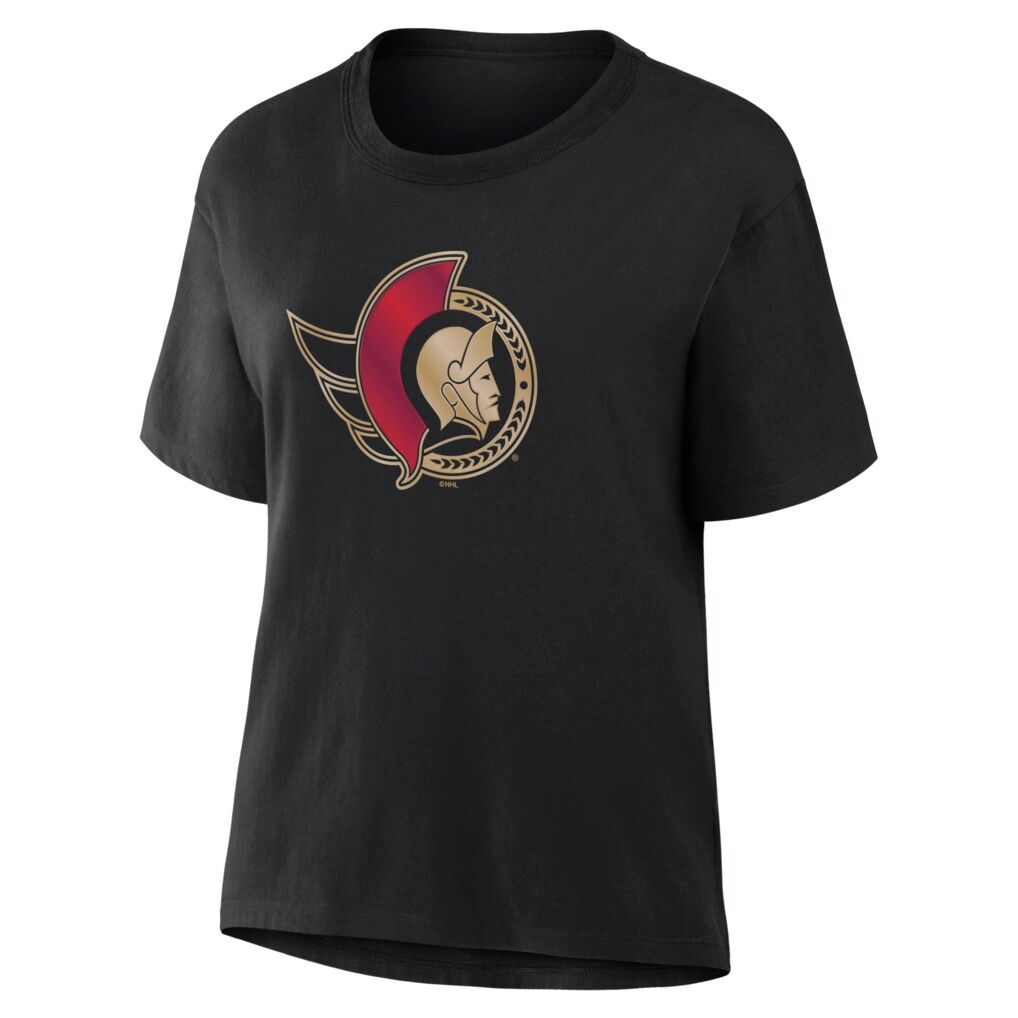 Ottawa Senators Women's Metallic Mascot T-Shirt