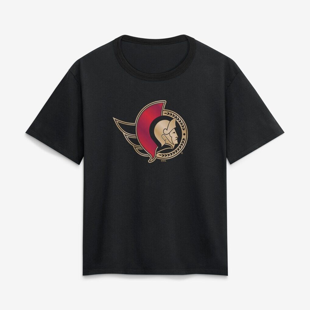 Ottawa Senators Women's Metallic Mascot T-Shirt