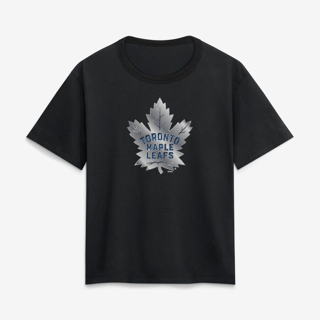 Toronto Maple Leafs Women's Metallic Mascot T-Shirt