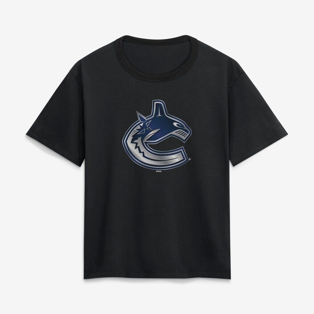 Vancouver Canucks Women's Metallic Mascot T-Shirt