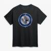 Winnipeg Jets Big & Tall Metallic Mascot T-Shirt - Black - Front View