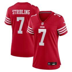 De'Zhaun Stribling San Francisco 49ers Nike Women's Team Game Jersey - - Front View