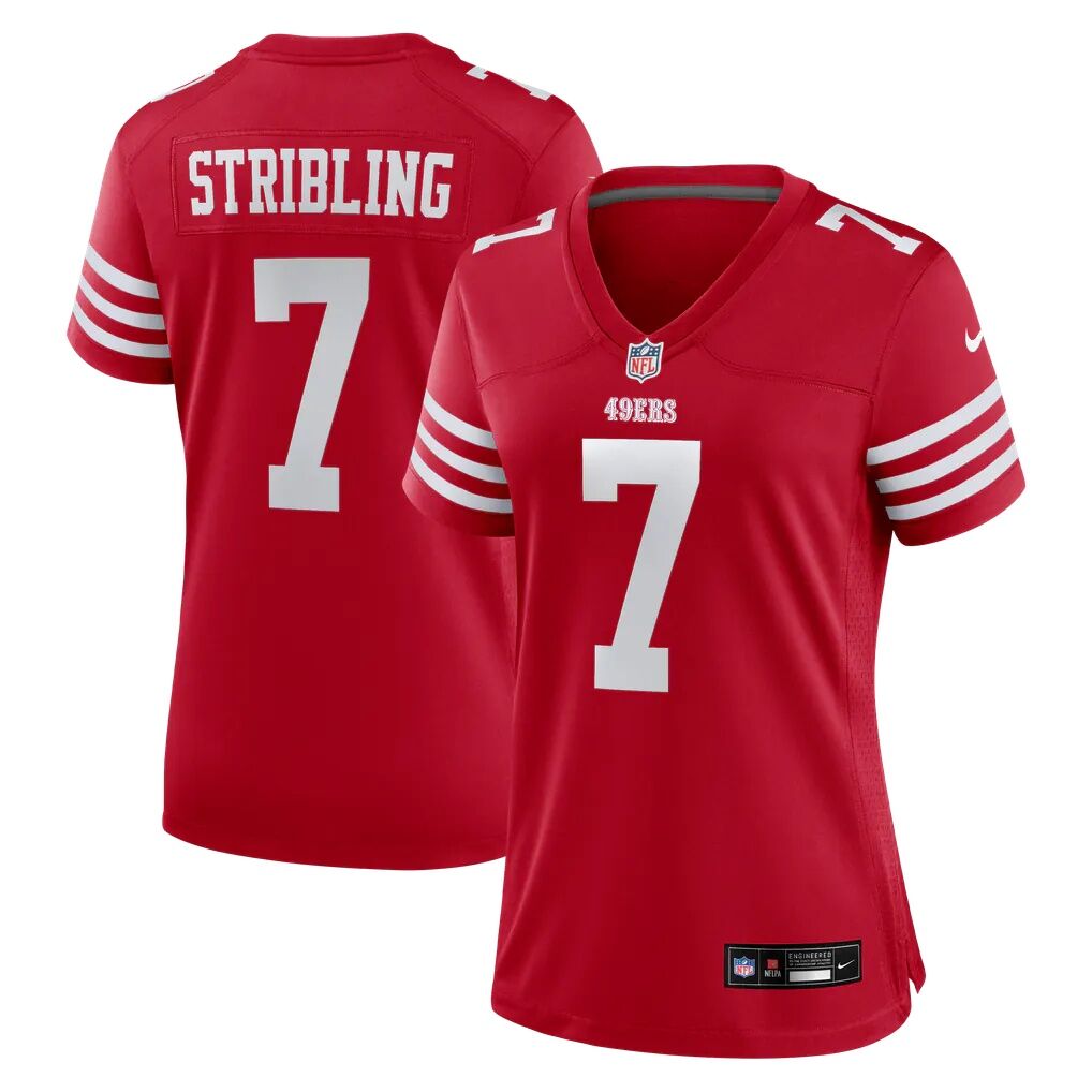 De'Zhaun Stribling San Francisco 49ers Nike Women's Team Game Jersey - Scarlet