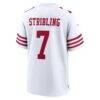 De'Zhaun Stribling San Francisco 49ers Nike Game Jersey - White - Detail View