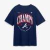 Atlanta Braves 2026 NL East Division Champions T-Shirt - Navy - Front View
