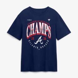 Atlanta Braves 2026 NL East Division Champions T-Shirt - Navy - Front View