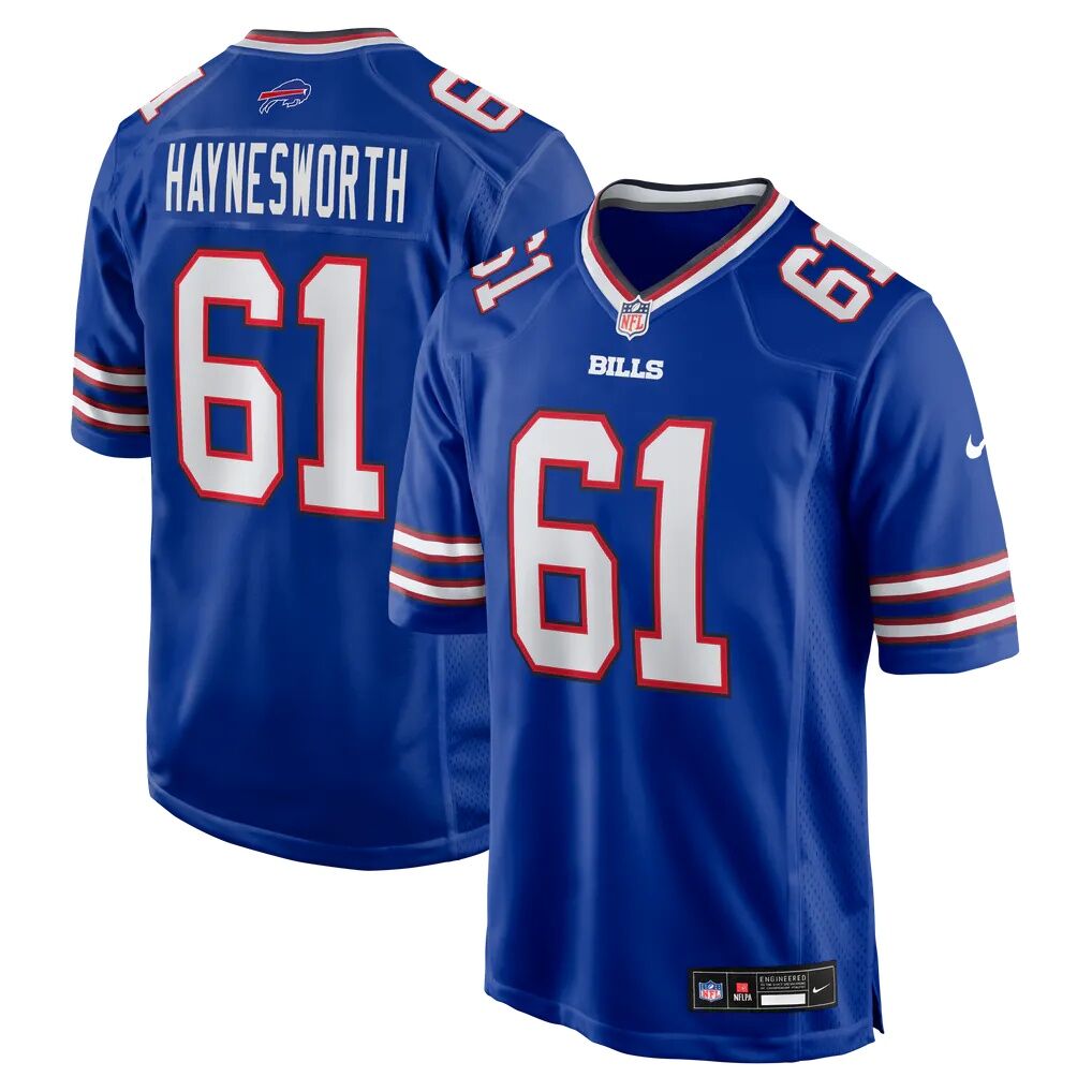 Sincere Haynesworth Buffalo Bills Nike Team Game Jersey - Royal
