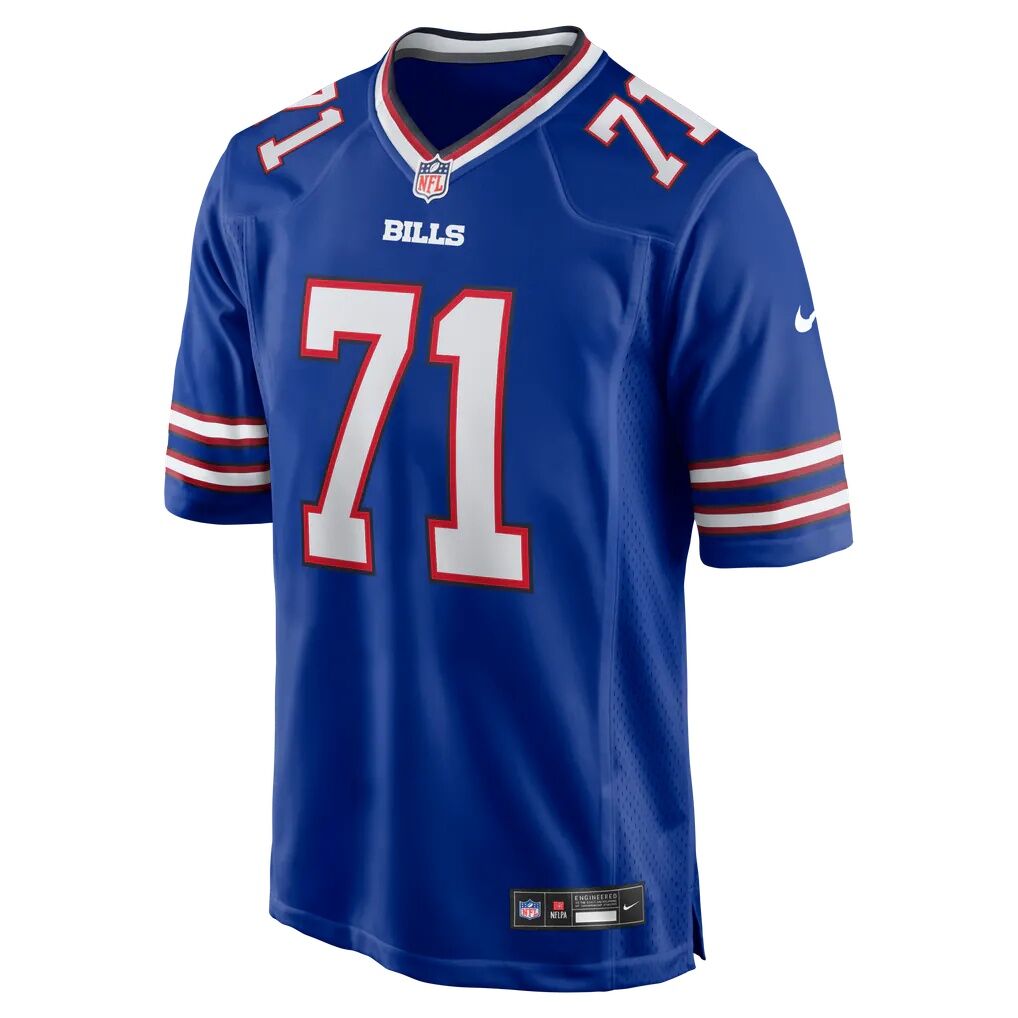 Jedrick Wills Jr. Buffalo Bills Nike Team Game Jersey - Royal