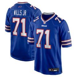 Jedrick Wills Jr. Buffalo Bills Nike Team Game Jersey - - Front View