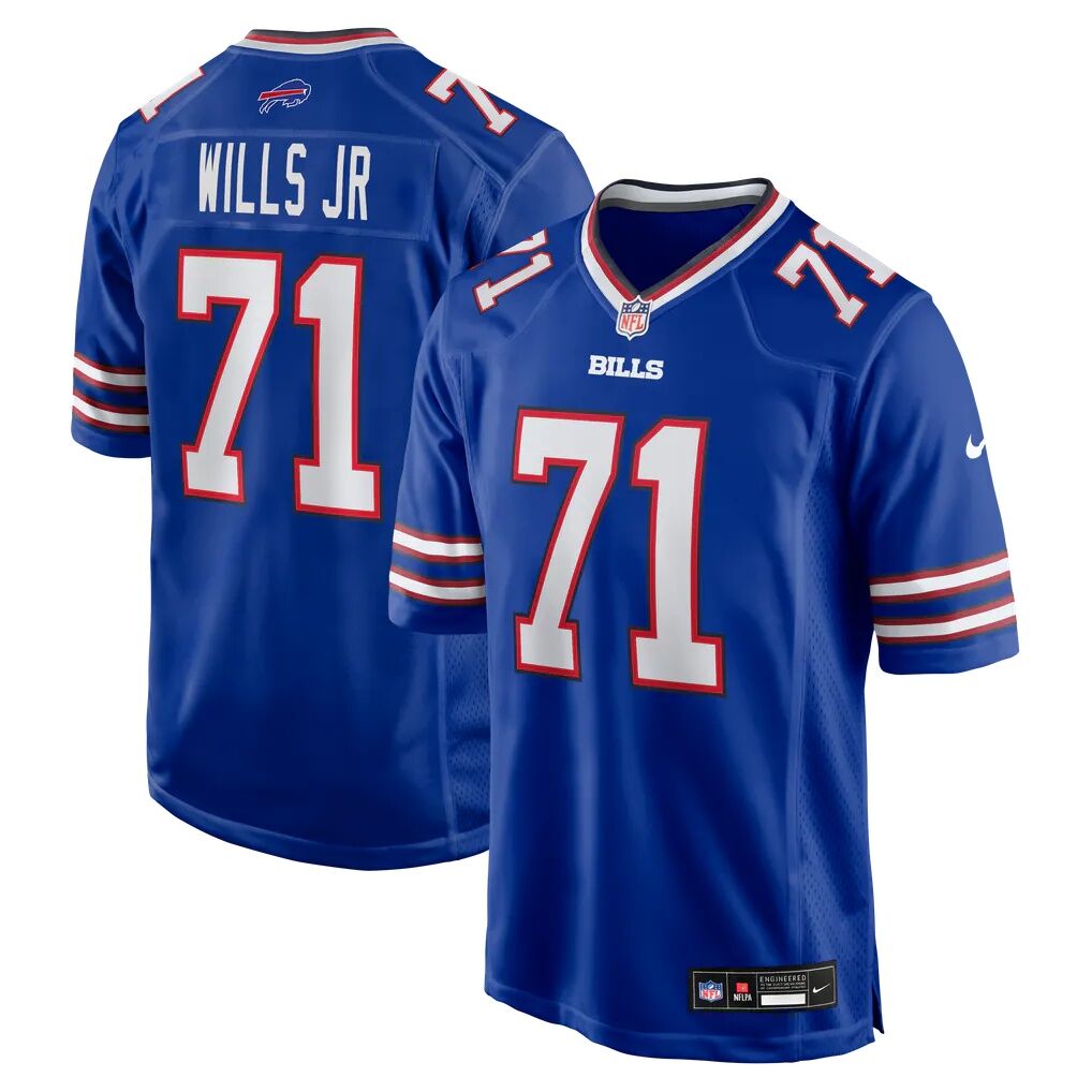 Jedrick Wills Jr. Buffalo Bills Nike Team Game Jersey - Royal