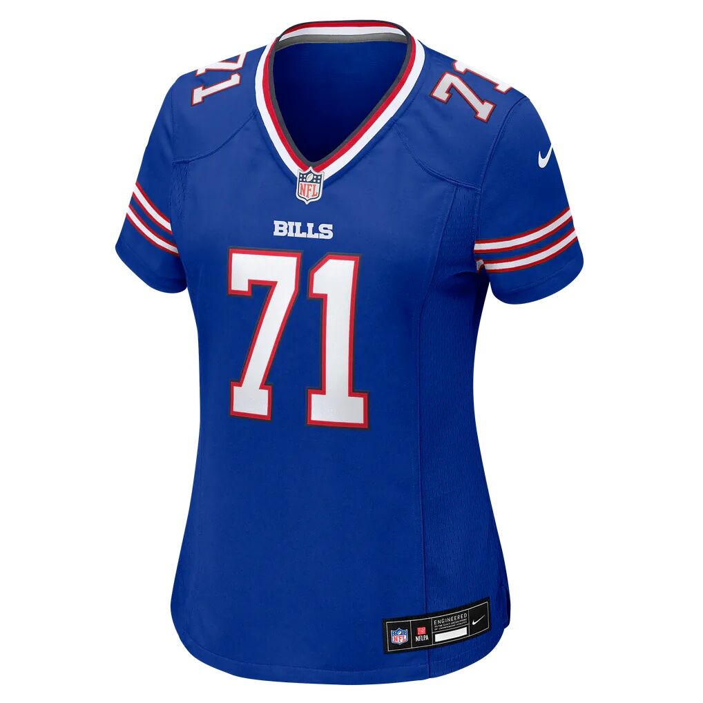 Jedrick Wills Jr. Buffalo Bills Nike Women's Team Game Jersey - Royal
