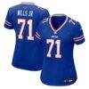 Jedrick Wills Jr. Buffalo Bills Nike Women's Team Game Jersey - - Front View