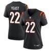 Russ Yeast Cincinnati Bengals Nike Women's Team Game Jersey - Black - Front View