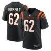 Brian Parker II Cincinnati Bengals Nike Team Game Jersey - Black - Front View