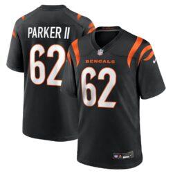 Brian Parker II Cincinnati Bengals Nike Team Game Jersey - Black - Front View