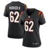 Brian Parker II Cincinnati Bengals Nike Women's Team Game Jersey - Black - Front View