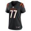 Myles Hinton Cincinnati Bengals Nike Women's Team Game Jersey - Black - Alt1