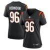 Landon Robinson Cincinnati Bengals Nike Women's Team Game Jersey - Black - Front View