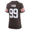 Logan Fano Cleveland Browns Nike Women's Team Game Jersey - Brown - Alt2