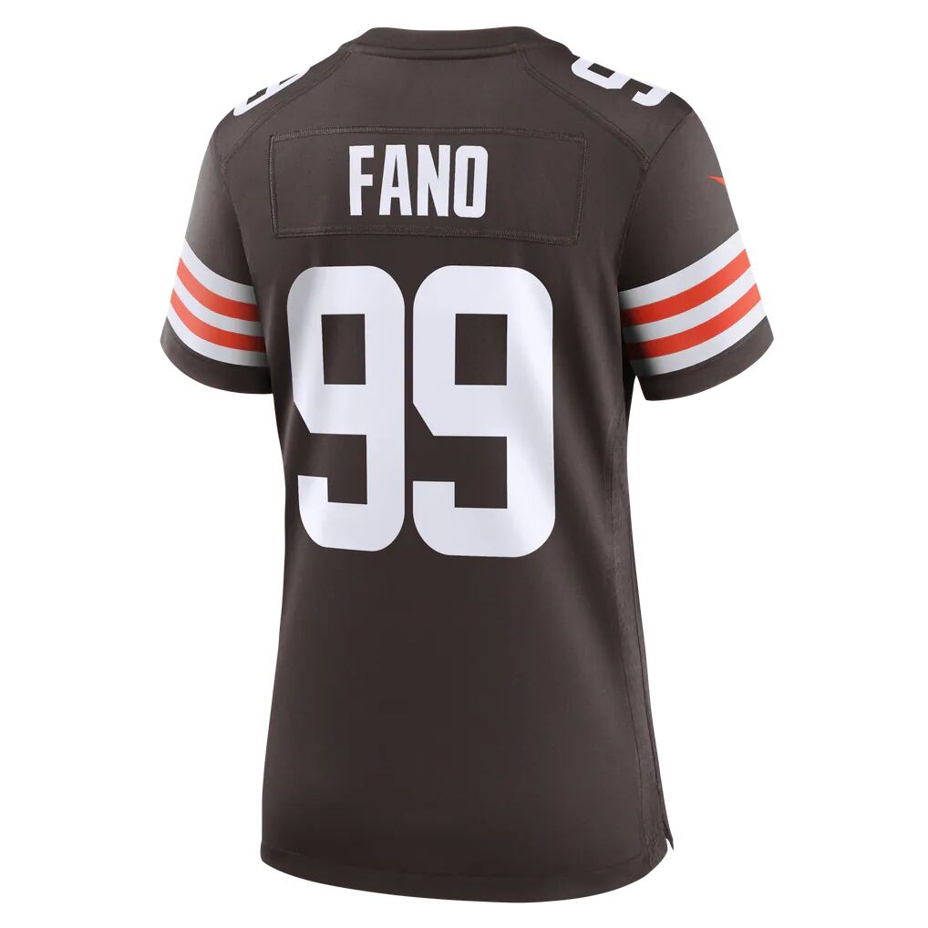 Logan Fano Cleveland Browns Nike Women's Team Game Jersey