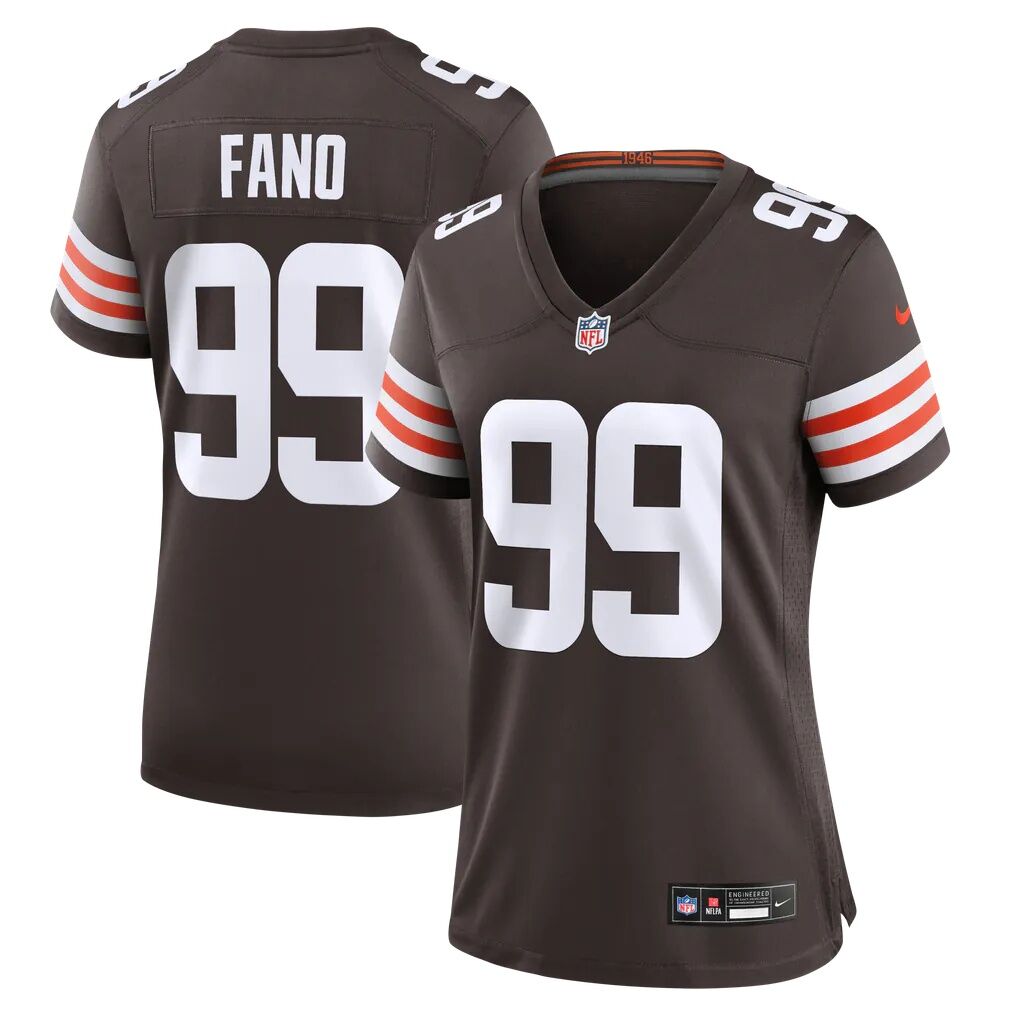 Logan Fano Cleveland Browns Nike Women's Team Game Jersey