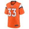 Brent Austin Denver Broncos Nike Team Game Jersey - Orange - Alt1