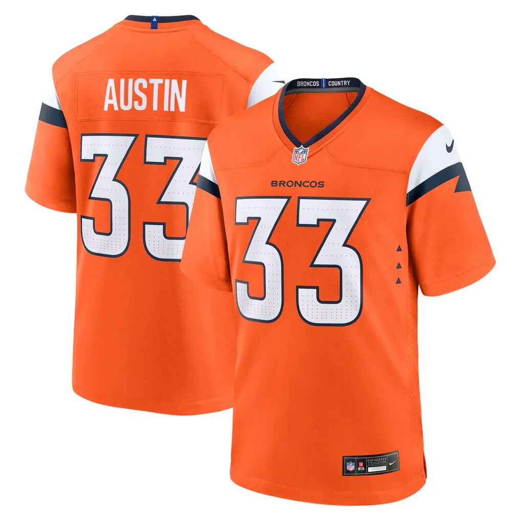 Brent Austin Denver Broncos Nike Team Game Jersey