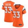 Brent Austin Denver Broncos Nike Women's Team Game Jersey - Orange - Front View