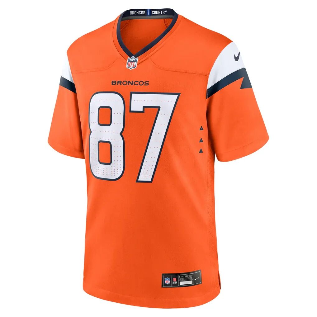 Dane Key Denver Broncos Nike Team Game Jersey