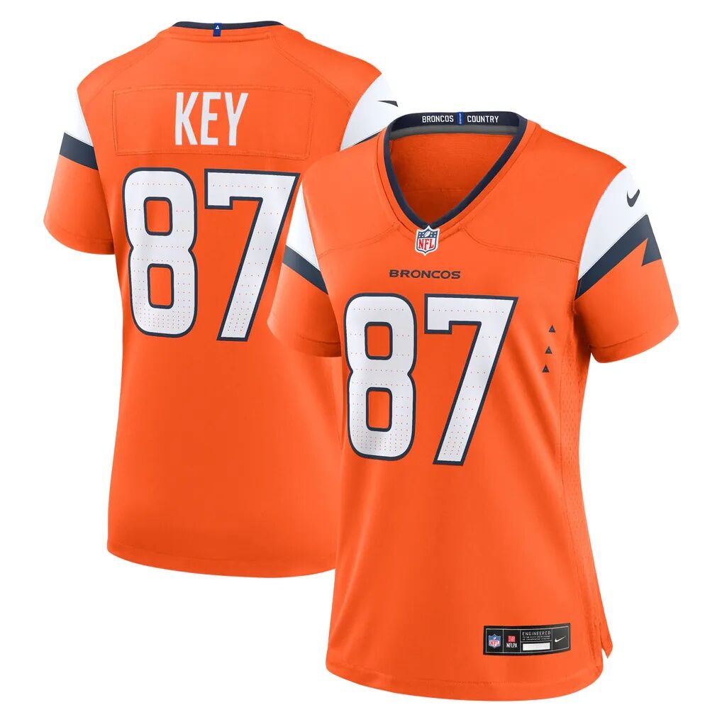 Dane Key Denver Broncos Nike Women's Team Game Jersey